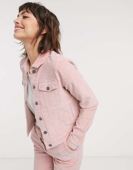 Denim jacket with hot sale rose gold buttons