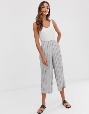 b.Young stripe cropped trousers | ASOS