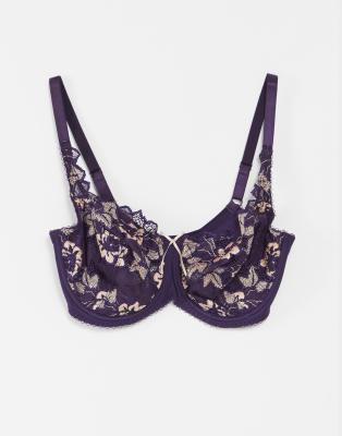   Asos Бюстгальтер с закрытыми чашечками цвета ягодного сорбета Lepel Fiore-Многоцветный