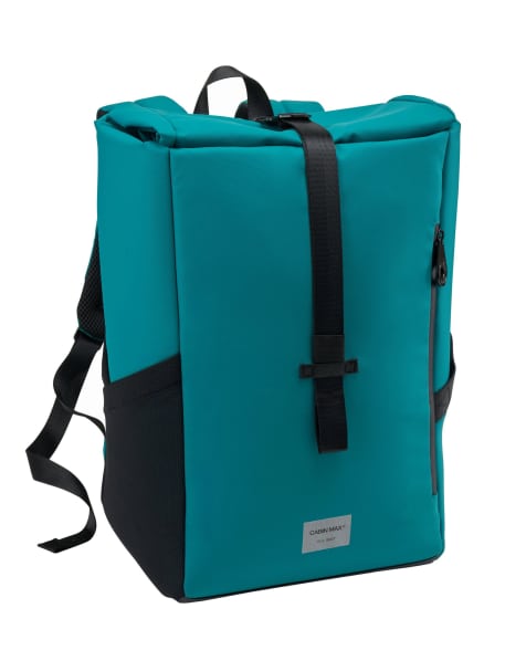 Cabin Max 20l iseo roll top underseat backpack 40x20x25cm in teal - view 1