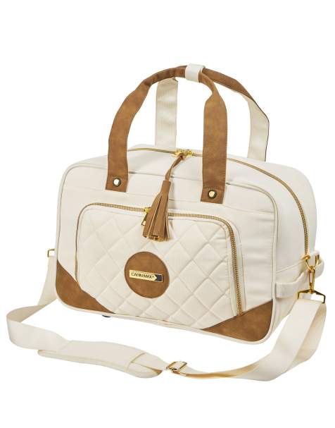 Cabin Max 20l vela under seat holdall 40 x 20 x 25cm in cream - view 1