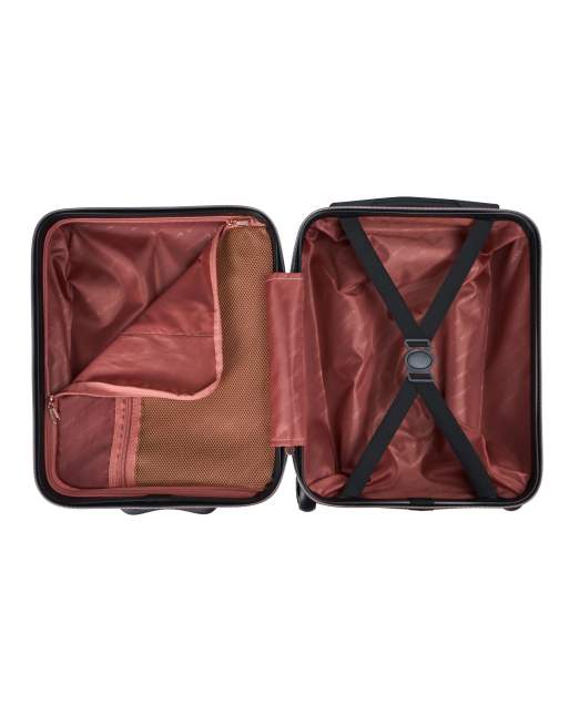 Cabin Max 24l anode underseat cabin suitcase 40x30x20cm in black and rose gold, 4 of 4