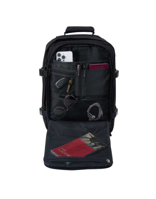 Cabin Max 24l metz underseat backpack for wizz air 40x30x20cm in vintage black, 2 of 4