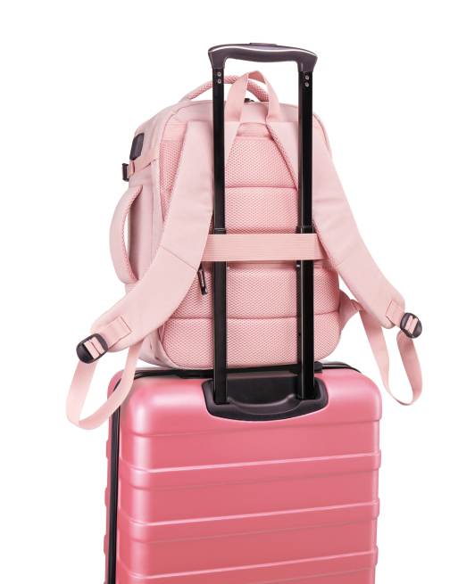 Cabin Max 24l svalbard underseat backpack with charging cable 40x 30x20cm in pink, 2 of 4