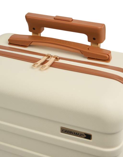 Cabin Max 30l anode underseat cabin suitcase 45x36x20cm in cream, 5 of 5