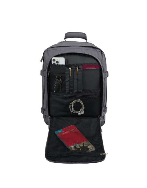 Cabin Max 30l metz underseat cabin bag 45x36x20cm in magma grey, 5 of 7