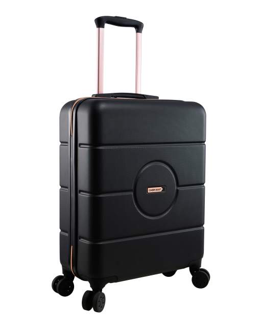 It luggage black and rose gold cabin case on sale