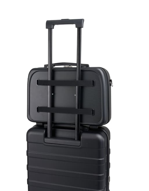 Cabin Max Anode vanity case luggage set - 18l vanity case and 40l cabin case in black, 2 of 7