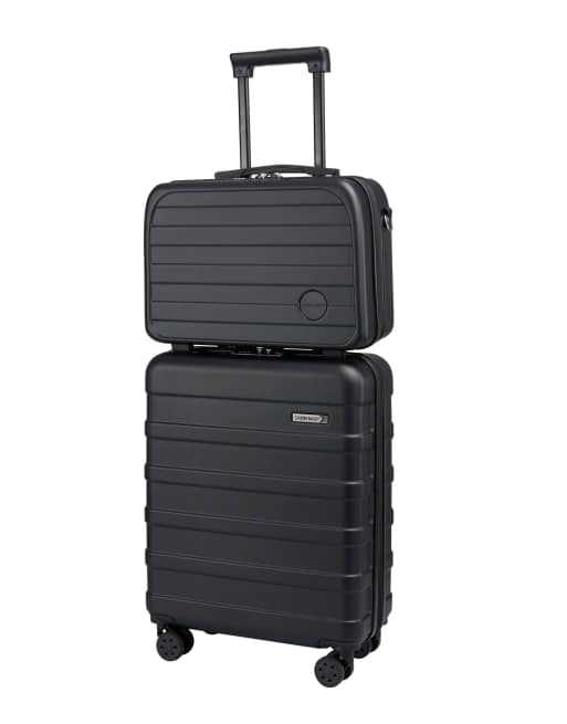 Cabin Max Anode vanity case luggage set - 18l vanity case and 40l cabin case in black, 4 of 7