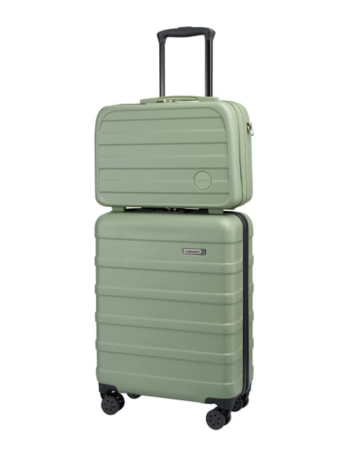 Cabin Max Anode vanity case luggage set - 18l vanity case and 40l cabin case in bodo green, 5 of 7