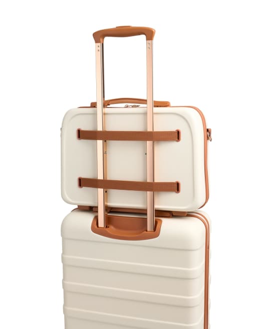 Cabin Max Anode vanity case luggage set - 18l vanity case and 40l cabin case in cream, 2 of 7
