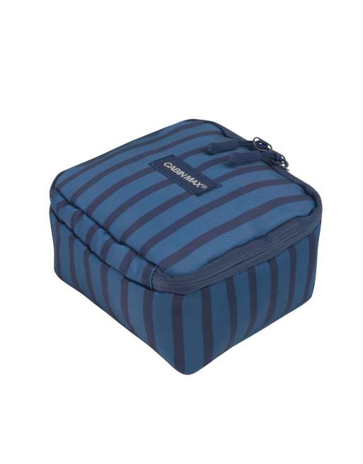 Cabin Max – Classic – 5-teiliges Packtaschen-Set in Blau gestreift, 3 von 4
