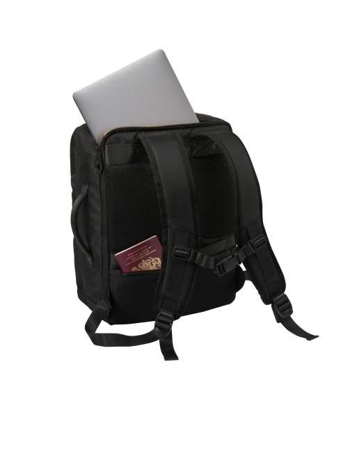 Cabin Max – Equator – Rucksack für unter den Sitz in Schwarz, 24 Liter, 40 x 30 x 20 cm, 2 von 4
