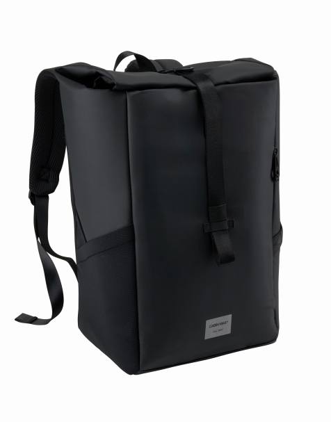 Cabin Max - Iseo - Rugzak van 20 liter met opgerolde bovenkant voor onder stoel 40 x 20 x 25cm in zwart - view 1