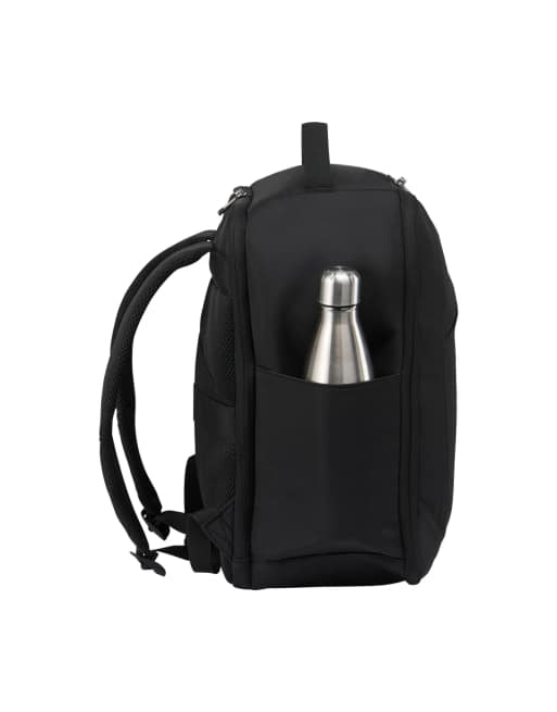 Cabin Max Manhattan 24l underseat backpack / shoulder bag 40x30x20 cm in black and gunmetal, 3 of 7