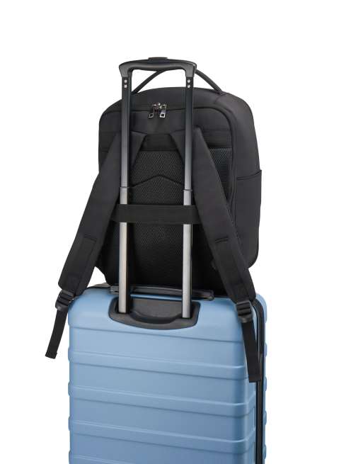Cabin Max Manhattan 24l underseat backpack / shoulder bag 40x30x20 cm in black and gunmetal, 4 of 7