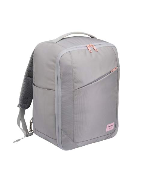 Cabin Max Manhattan 24l underseat backpack / shoulder bag 40x30x20 cm in grey and pink - view 1