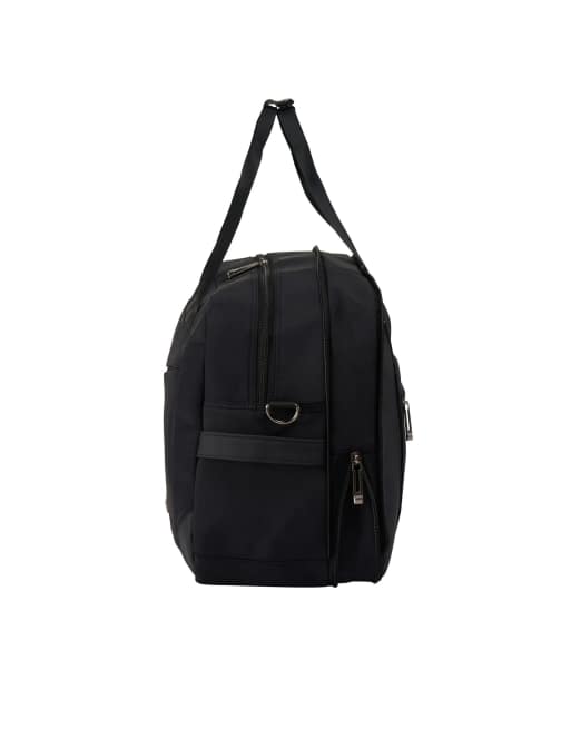 Cabin Max Manhattan holdall – underseat cabin travel bag 40x30x20cm in black, 7 of 7