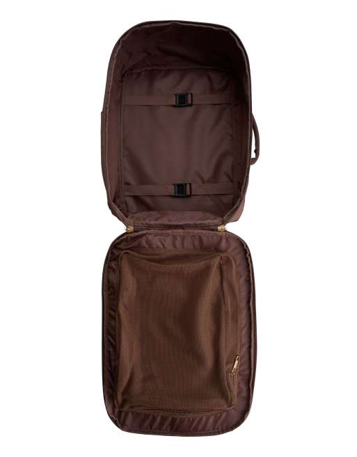 Cabin Max Manhattan zaino da sotto sedile / borsa a spalla 40x30x20 cm in espresso, 3 di 7
