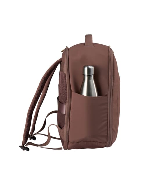 Cabin Max Manhattan zaino da sotto sedile / borsa a spalla 40x30x20 cm in espresso, 6 di 7