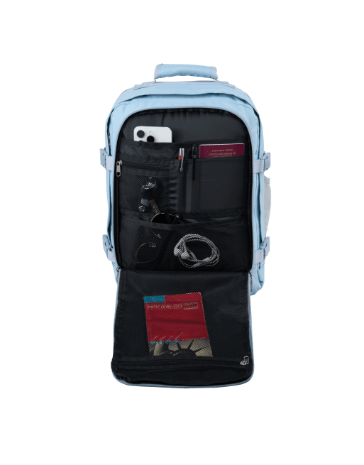 Cabin Max Metz expandable underseat backpack 18-24l in powder blue, 3 of 5