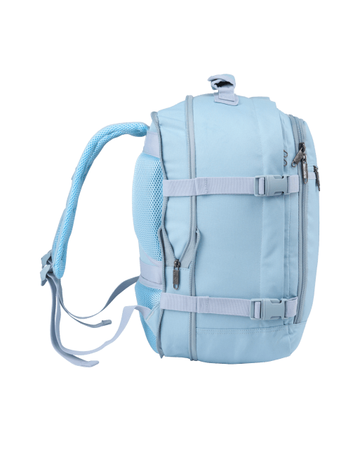 Cabin Max Metz expandable underseat backpack 18-24l in powder blue, 4 of 5