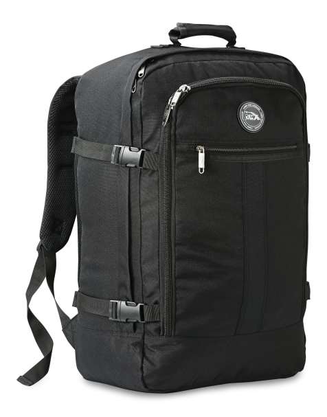 Cabin Max – Metz – Handgepäck-Rucksack für unter den Sitz in Schwarz, 44 l, 55 x 40 x 20 cm - view 1