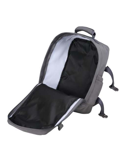 Cabin Max - Metz - Zaino da cabina per Wizz Air da 24 l 40x30x20 cm grigio magma, 2 di 3