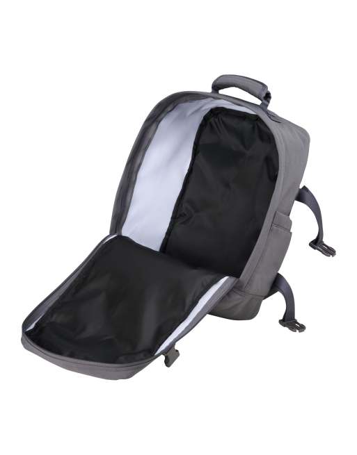 Cabin Max - Metz - Zaino da cabina per Wizz Air da 24 l 40x30x20 cm grigio magma, 5 di 6