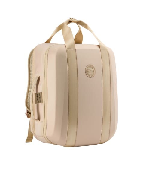 Cabin Max Paxos 24l underseat airline backpack with shapesafe ™ design in cream in cream - view 1