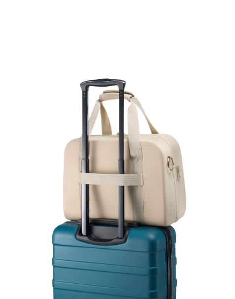 Cabin Max Paxos 24l underseat airline holdall with shapesafe ™ design in cream - view 1