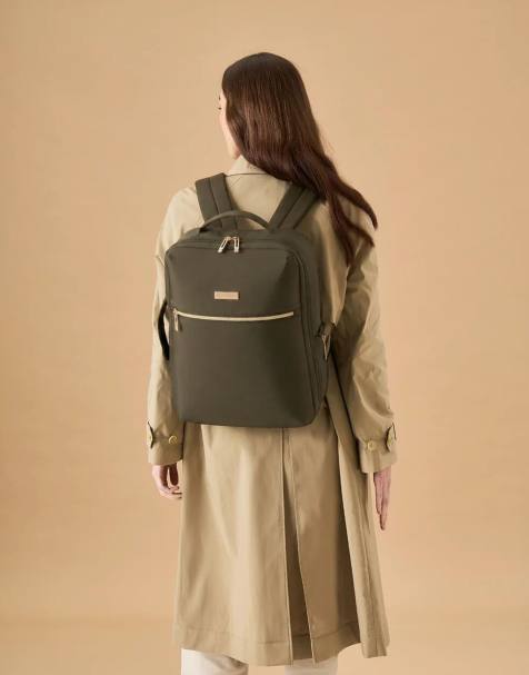 Cabin Max Ravello 18-24l expandable 40x30x15cm backpack in khaki - view 1