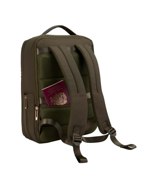 Cabin Max Ravello 18-24l expandable 40x30x15cm backpack in khaki, 2 of 7