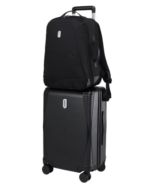 Cabin Max Santa cruz 2-piece cabin luggage set in black - view 1
