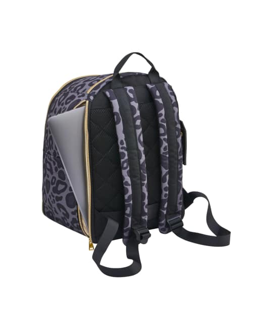 Cabin Max - Travel Hack - Borsa da cabina sotto sedile leopardata da 24 litri 40x30x20 cm, 2 di 5