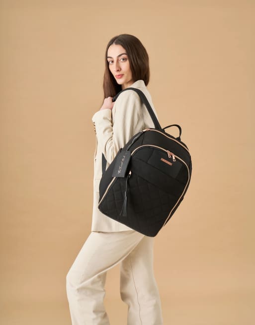 Cabin Max – Travel Hack – Handgepäck für unter den Sitz in Schwarz, 24 L, 40 x 30 x 20 cm, 5 von 5