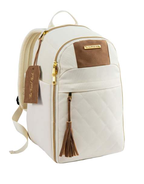 Cabin Max – Travel Hack – Rucksack für unter den Sitz in Creme, 40 x 20 x 25 cm - view 1