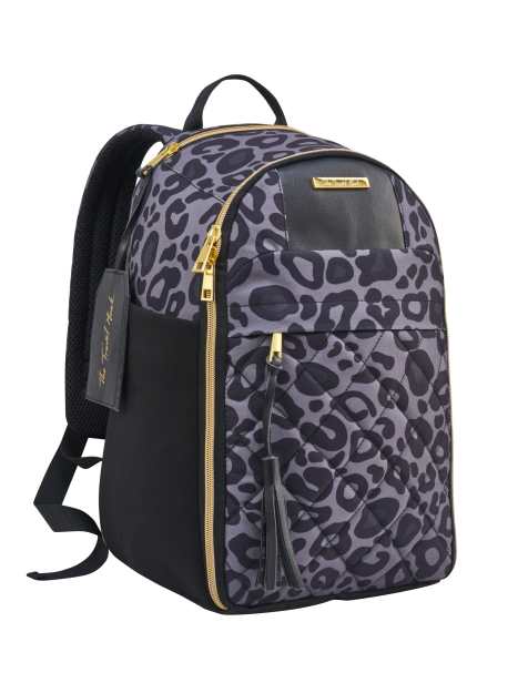 Cabin Max Travel hack underseat backpack 40x20x25cm in leopard print - GREY - view 1