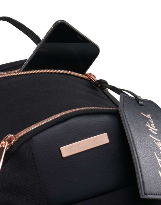 Cabin Max - Travel Hack - Zaino sotto sedile nero da 40x20x25 cm, 3 di 3