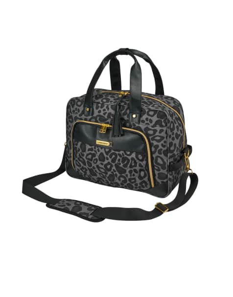 Cabin Max - Vela - Borsone sotto sedile grigio con stampa leopardata da 24 litri 40x 30 x 20 cm - view 1