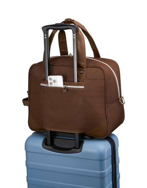 Cabin Max – Vela – Handgepäcks-Reisetasche für unter den Sitz in Espresso, 24 l, 40 x 30 x 20 cm, 2 von 7