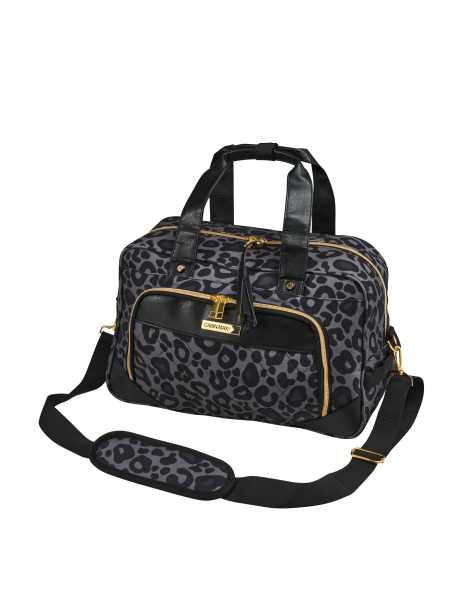 Cabin Max – Vela – Reisetasche für unter den Sitz in Grau mit Leopardenmuster, 20 L, 40 x 20 x 25 cm - view 1