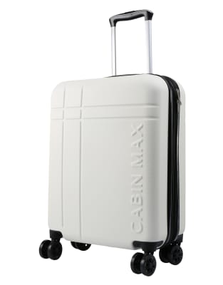 Cabin Max Velcoity expandable cabin case 55x40x20cm expands to 55x40x25cm in white