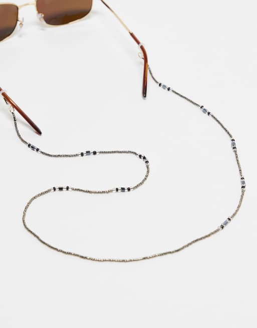 Cadena para gafas de sol de cuentas de colores de ASOS DESIGN