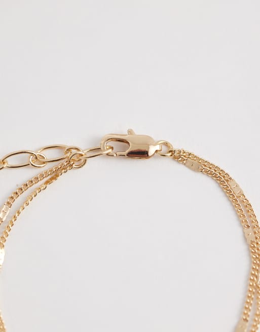 Cadena para la mano dorada fina de ASOS DESIGN, 3 de 4