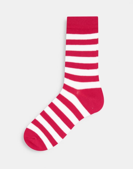 Caja regalo de 3 pares de calcetines de Navidad con diseño de bastón de caramelo de Loungeable, 2 de 4