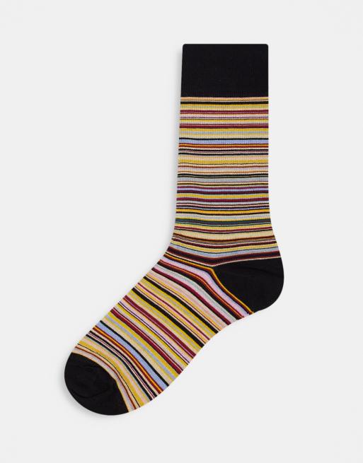 Calcetines a rayas multicolores de Paul Smith
