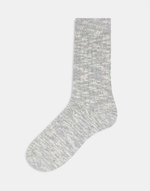 Calcetines beis para hombre de algodón flameado de Birkenstock