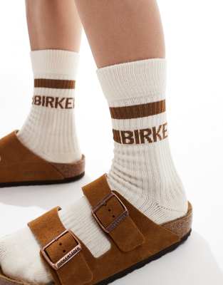 Calcetines beis unisex de algodón Tennis de Birkenstock - view 1