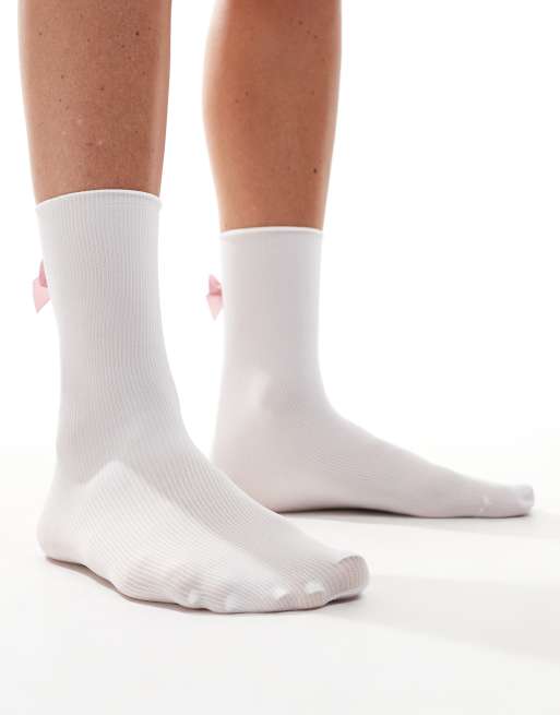 Calcetines blancos con lazo en contraste de Sister Jane, 4 de 4